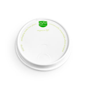 690-VLID79P Flat Lid for 79 Series Hot Cups - Paper, White