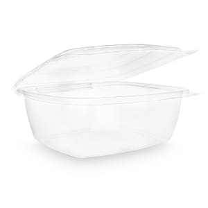 Vegware VHD-48 48 oz Deli Container w/ Lid - PLA, Clear