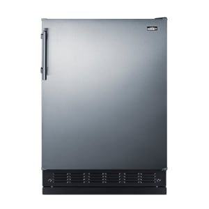 162-FF708BLSSRS 5.1 cu ft Undercounter Home Refrigerator w/ (1) Solid Door - Stainless Steel, 115v