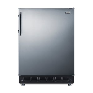 162-FF6BK2SSRS 5.5 cu ft Undercounter Home Refrigerator w/ (1) Solid Door - Stainless Steel, 115v