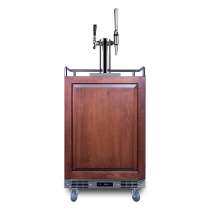 162-SBC682PNRCMTWIN 24" Draft Nitro Cold Brew Coffee Dispenser - (1) Column & (2) Taps, Stainless, 115v