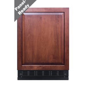 162-CT66BK2SSRSIFLHD 4.9 cu ft Undercounter Home Refrigerator & Freezer w/ (1) Solid Door - Panel Ready, 115v
