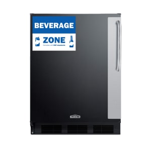 162-FF6BK7BZADALHD 24" W Undercounter Refrigerator w/ (1) Section & (1) Door, 115v