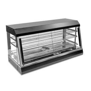175-HFM48 48" Self Service Countertop Heated Display Case - (3) Shelves, 120v