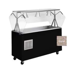 175-R3873346 46" Affordable Portable™ Cold Food Bar - (3) Pan Capacity, Floor Model, Granite