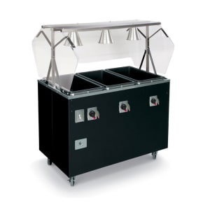 175-T387722 60" Hot Food Table w/ (4) Wells & Enclosed Base, 208 240v/1ph