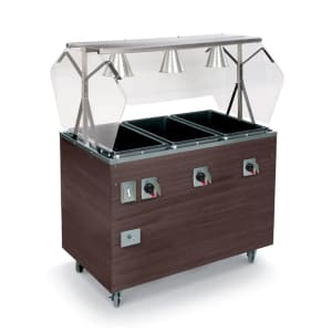 175-T389352 46" Hot Food Table w/ (3) Wells & Enclosed Base, 208 240v/1ph