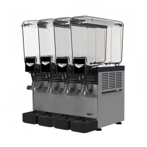 175-VBBC437A Pre Mix Refrigerated Dispenser w/ (4) 2 1/10 gal Bowls - Agitator Circulation, 115v