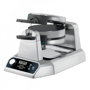 141-WWCM200 Non-Stick Double Waffle Cone Maker w/ (120) 7" Per Hour, Rotary