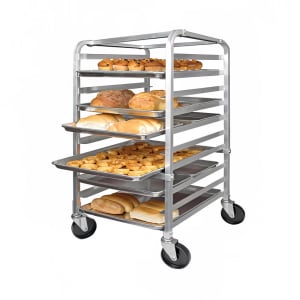 080-ALRK10 20 1/4"W 10 Sheet Pan Rack w/ 3" Bottom Load Slides