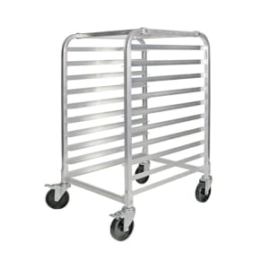 080-ALRK10BK 20 1/4"W 10 Sheet Pan Rack w/ 3" Bottom Load Slides