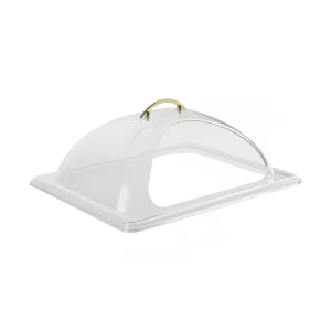 080-CDPF2 Side-Cut Dome Cover, Half Size, Polycarbonate