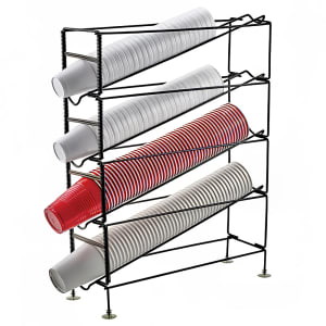 080-CDR4 Cup Dispenser, Rack, (4) Compartment, All Cup Types