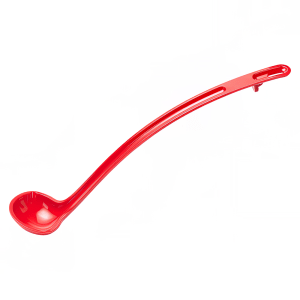 080-CVLD13R 1 oz Curv™ Ladle - Plastic, Red