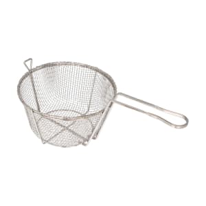 080-FBR11 Fryer Basket w/ Uncoated Handle - 10 1/2"D x 6"H, Round
