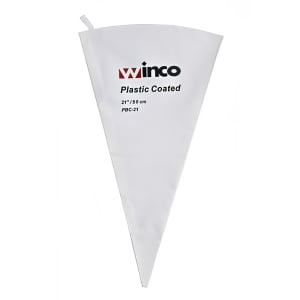 080-PBC21 21" Pastry Bag w/ Cotton Exterior, Plastic Coated Interior