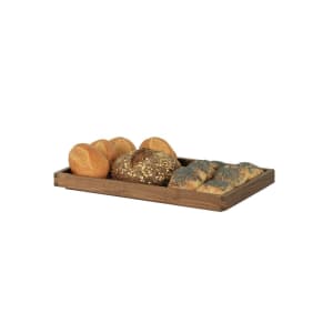 151-231061220178 Rectangular Display Tray - 12" x 20" x 1 1/2", Walnut