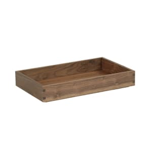151-231061220378 Rectangular Display Tray - 12" x 20" x 3", Walnut