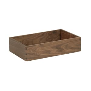 151-231061220678 Rectangular Display Tray - 12" x 20" x 6", Walnut