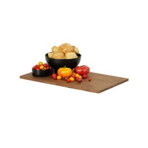 151-23180122078 Rectangular Display Riser - 12" x 20" x 3/4", Walnut