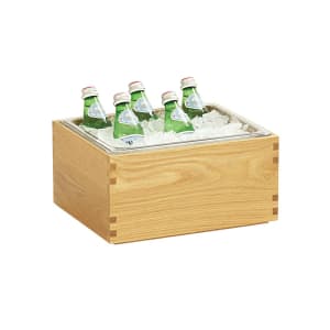 151-231841021 Rectangular Ice Housing - 13 1/4"L x 11"W x 7 1/4"H, Oak