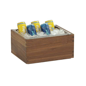 151-231841078 Rectangular Ice Housing - 13 1/4"L x 11"W x 7 1/4"H, Walnut