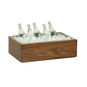 151-231841278 Rectangular Ice Housing - 21 1/4"L x 13 1/4"W x 7"H, Walnut