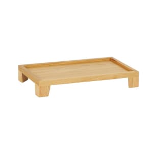 151-23600321 Rectangular Display Tray - 12" x 20" x 3 1/4", Oak