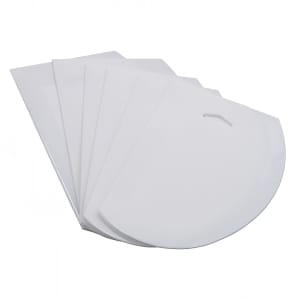080-PDS7 Dough Cutter/Scraper - 7 1/2" x 4 3/4", Plastic, White