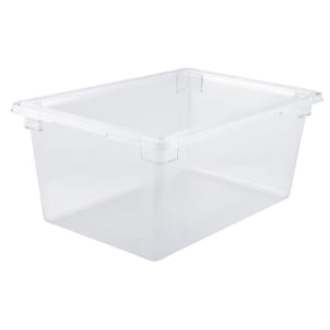 080-PFSF12 17 ga Food Storage Box, 18 x 26 x 12", Polycarbonate, Clear