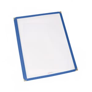 080-PMC9B Single Menu Cover, 9 1/2 x 12", Blue