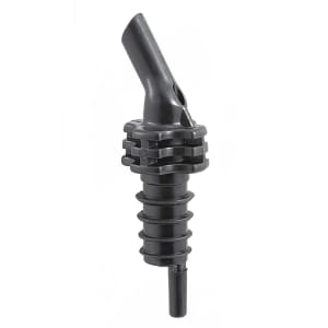 080-PPR1 Free-Flow Pourer w/ Flexible Plastic, Black