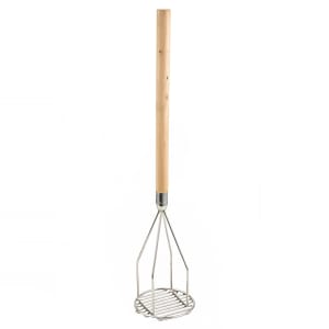 080-PTM18R Round Potato Masher, 4 x 18", Stainless