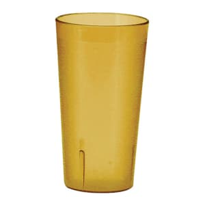080-PTP20A 20 oz Amber Pebbled Plastic Tumbler