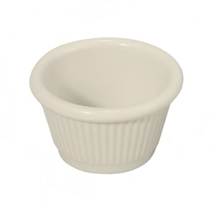 080-RFM4B 4 oz Fluted Ramekin, Bone