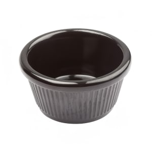 080-RFM2K 2 oz Melamine Ramekin, Black
