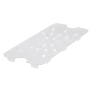 080-SP73DS 1/3 Size Poly-Ware Food Pan Drain Shelf