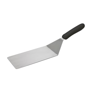 080-TKP42 8" x 4" Turner w/ Black Polypropylene Handle, Stainless Steel