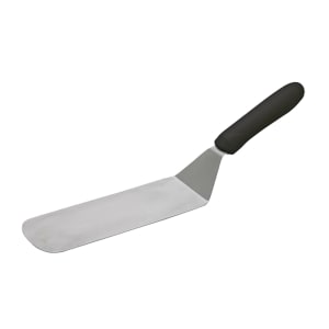 080-TKP90 8 1/4" Offset Turner w/ Black Plastic Handle, Stainless Steel