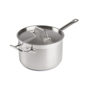 080-SSSP7 7 1/2 qt Stainless Steel Saucepan w/ Hollow Metal Handle