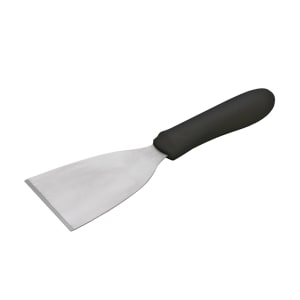 080-TKP32 4 1/2" Scraper w/ Black Plastic Handle, Stainless Steel