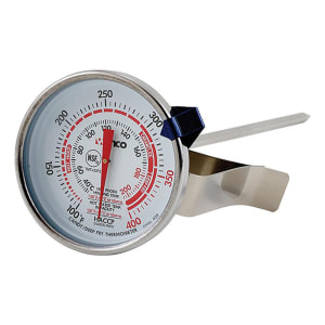 080-TMTCDF2 2" Candy Deep Fry Thermometer, Dial Type w/ Stem, Temp Range 100 to 400 F