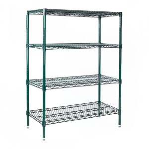 080-VEXS2448 Epoxy Coated Wire Shelf Kit - 48"W x 24"D x 72"H