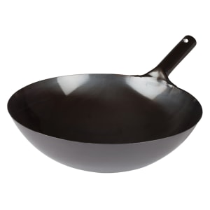 080-WOK36 16" Carbon Steel Stir Fry Pan - No Interior Rivets