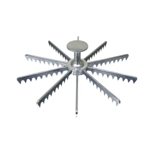 438-ALPMA010 10 Cut Pie Marker, Aluminum