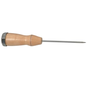 438-IRPC008 8" Ice Pick w/ Wood Handle - Carbon Steel