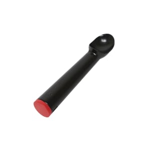 438-SLTHDP124 1 1/2 oz Ice Cream Dipper - Cast Aluminum, Black/Red
