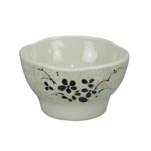 614-HO3704 8 oz Round Melamine Rice Bowl, Beige