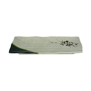 614-HO2412 Rectangular Melamine Plate - 11" x 8", Beige