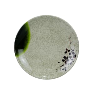 614-HO1309 9" Round Melamine Plate, Beige